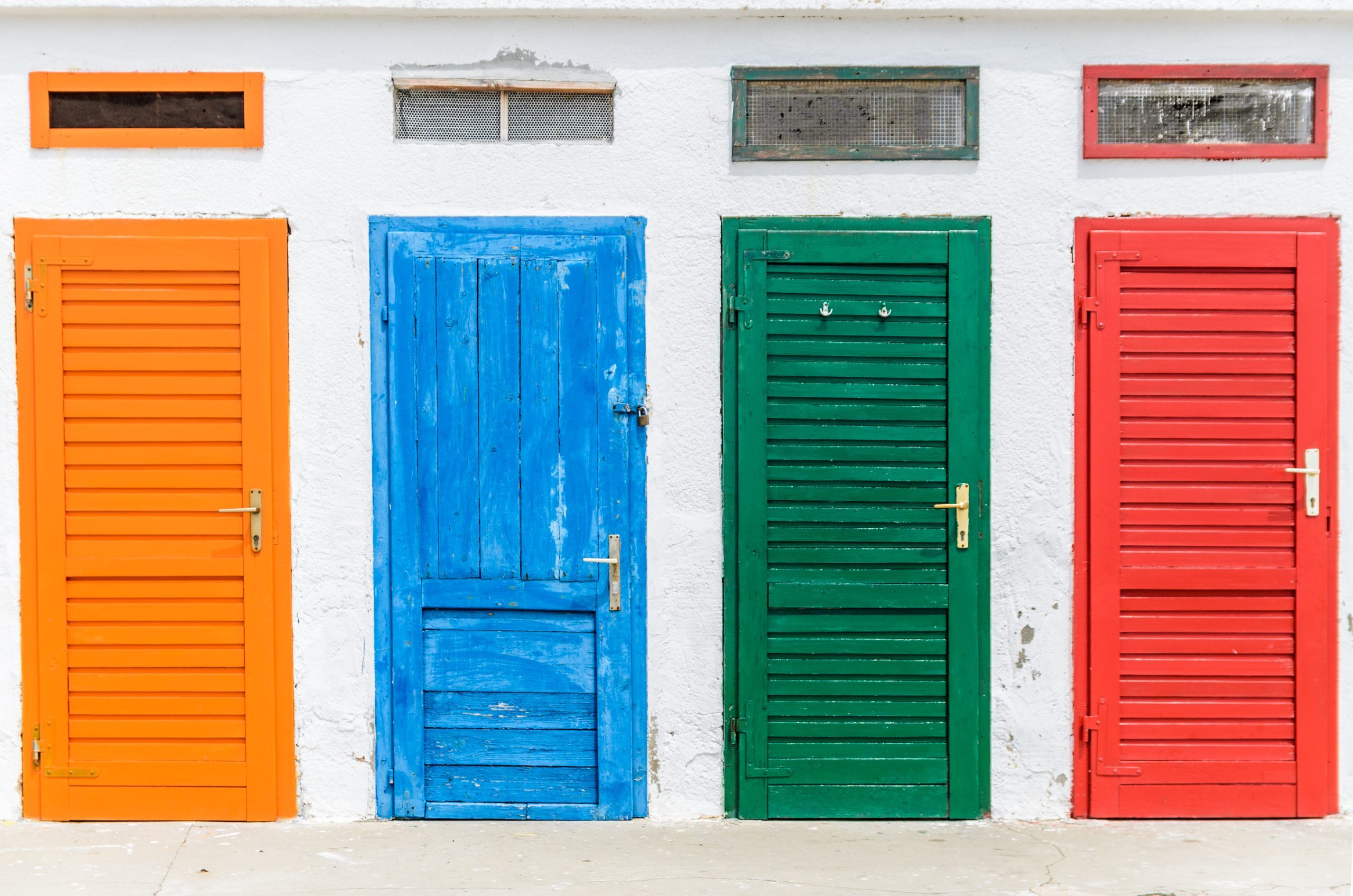 Colorful doors